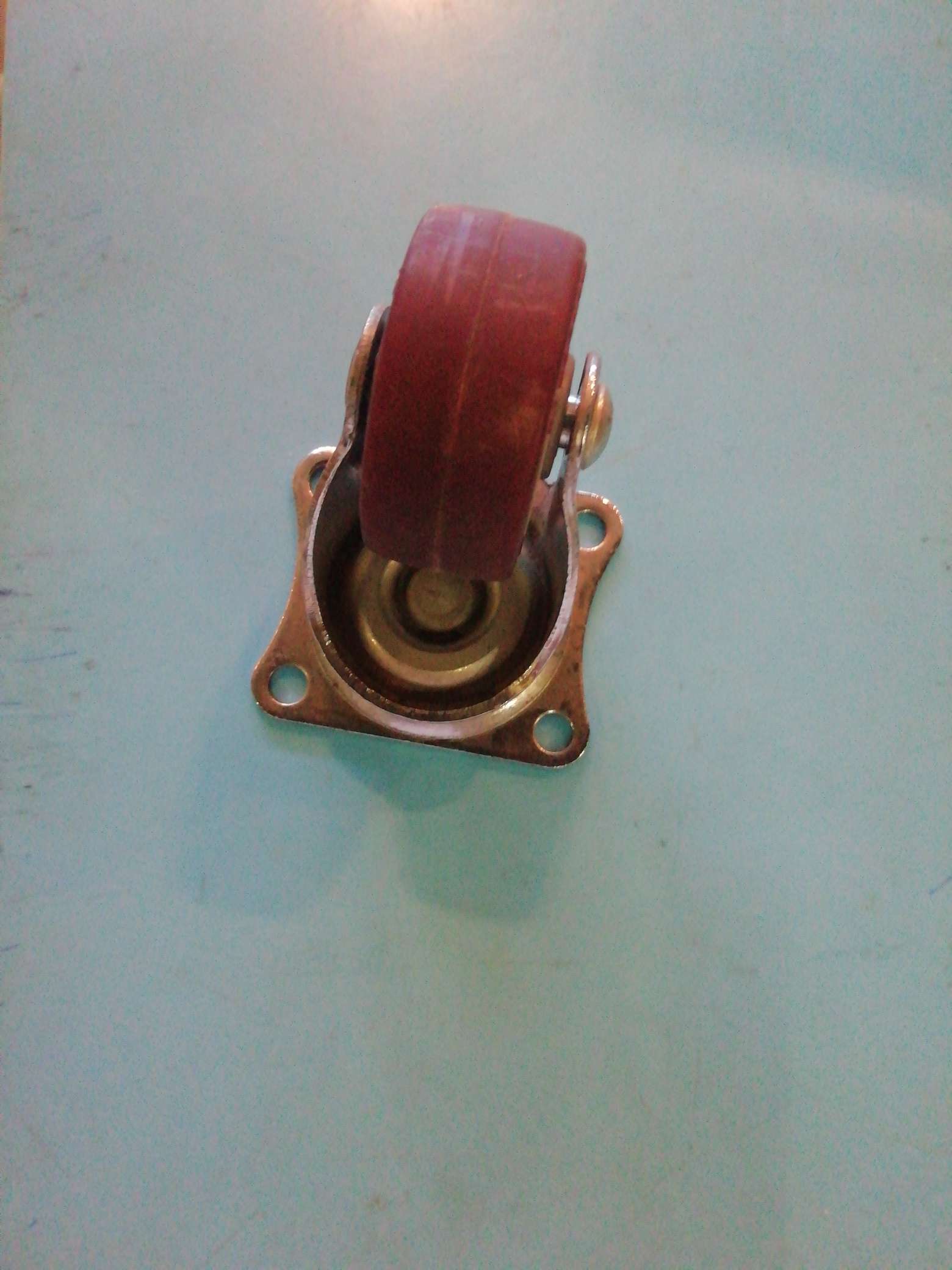 l.5寸环球轻型平底聚氨酯万向轮详情图2