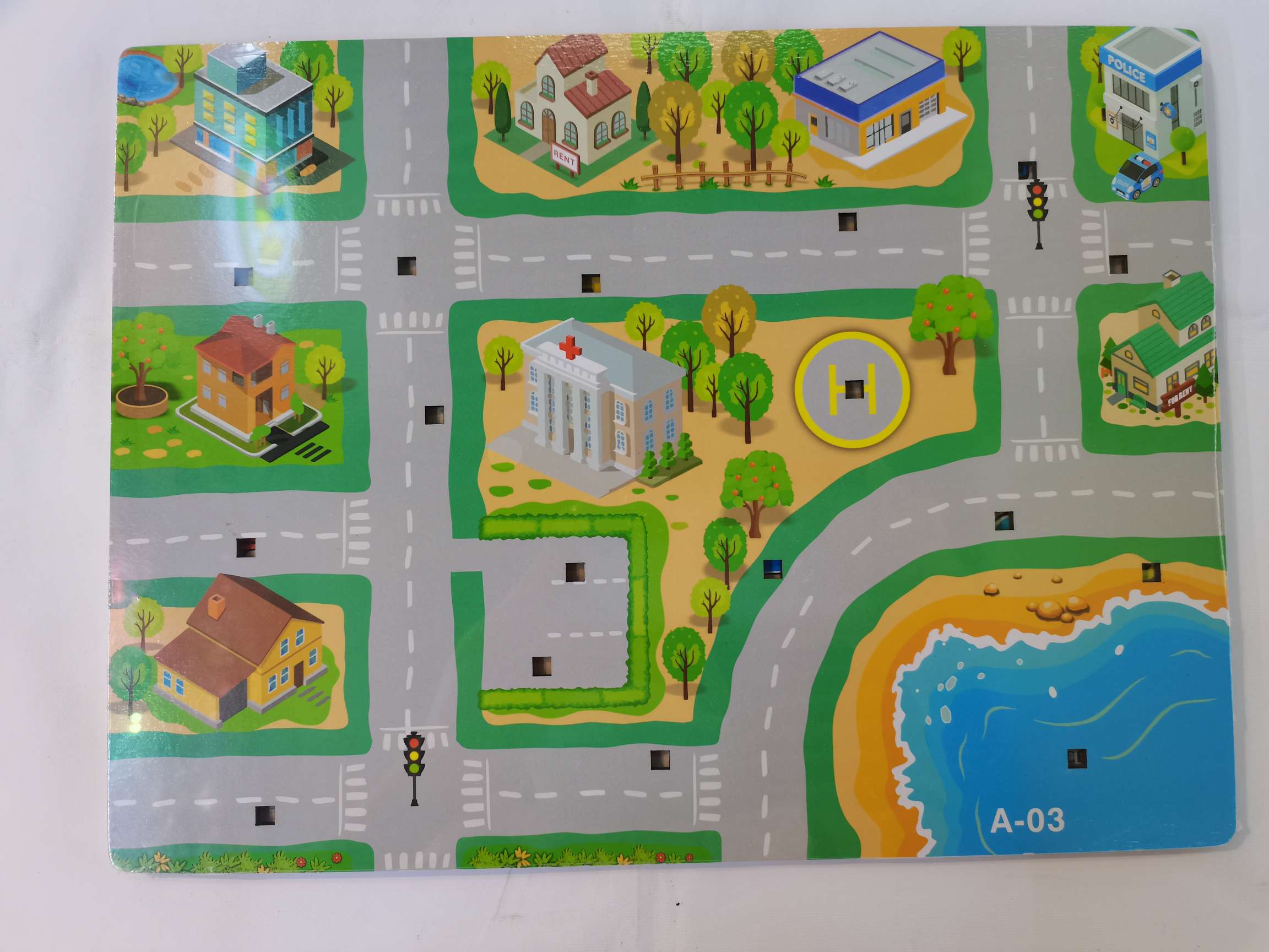 Montessori Early Education Intelligence Scene Traffic Puzzle A-03 Specification image