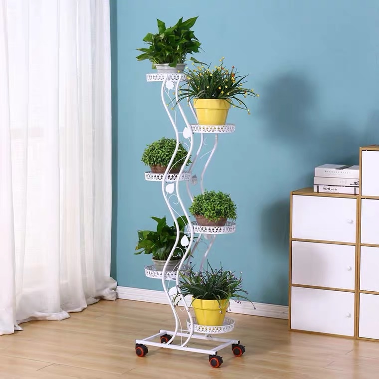 Wrought Iron Flower Stand Multi-Layer Flower Stand details Picture