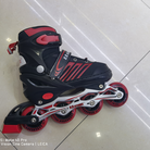 161黑红儿童溜冰鞋