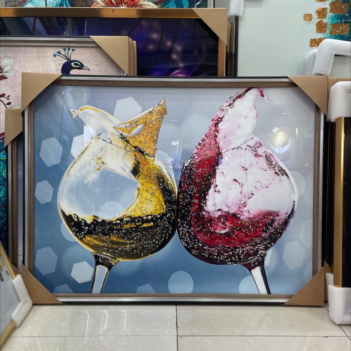 Crystal Diamond Restaurant Decorative painting
