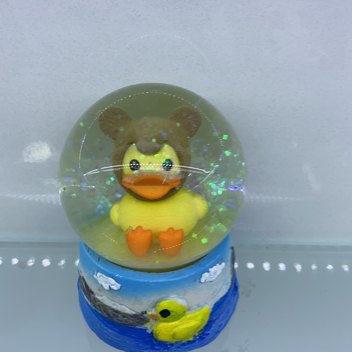 鸭子玻璃水球2