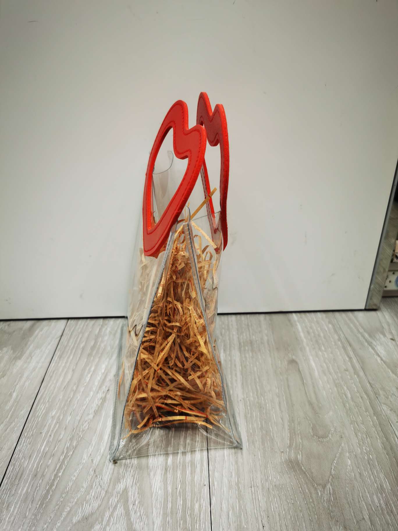 Eco-friendly pvc transparent gift bags details Picture