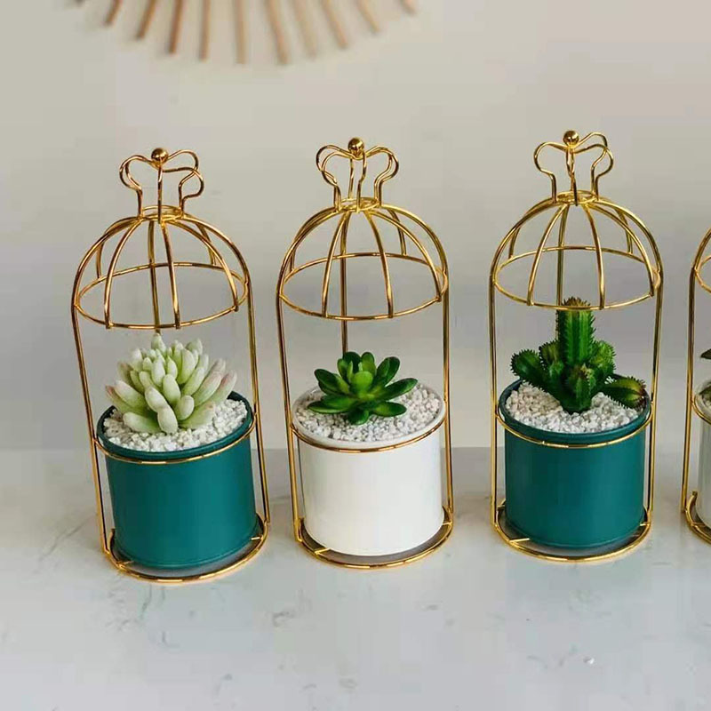 Artificial potted plant bonsai home decoration ornaments detail image 1