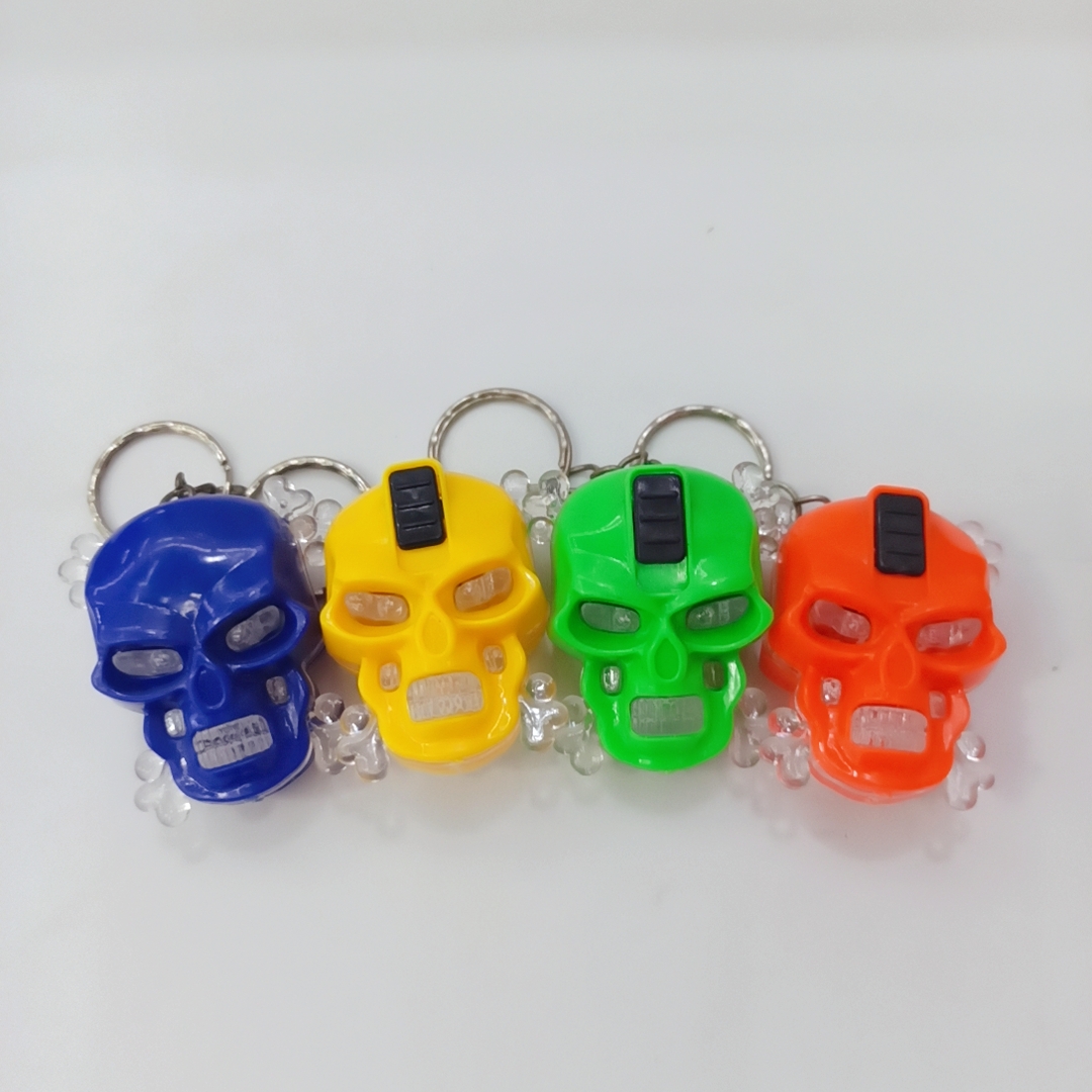 Keychain light, flashing ghost head, small gift event, factory direct sales of luminous toys, Gao Gao electronic toys 1
