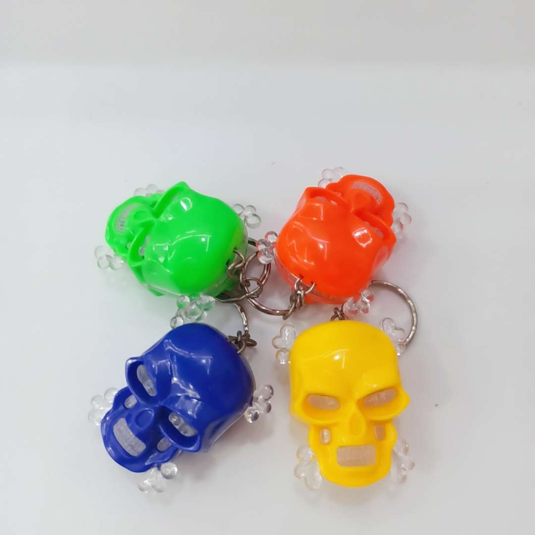 Keychain light, flashing ghost head, small gift event, factory direct sales of luminous toys, Gao Gao electronic toys 1 Item Picture