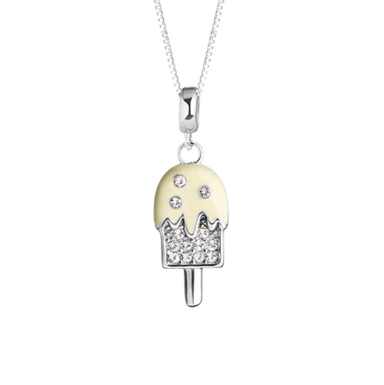 Melting ice cream necklace