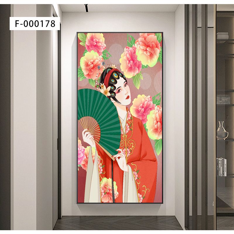 铝合金晶瓷晶贝美女系列玄关画1️⃣详情图4