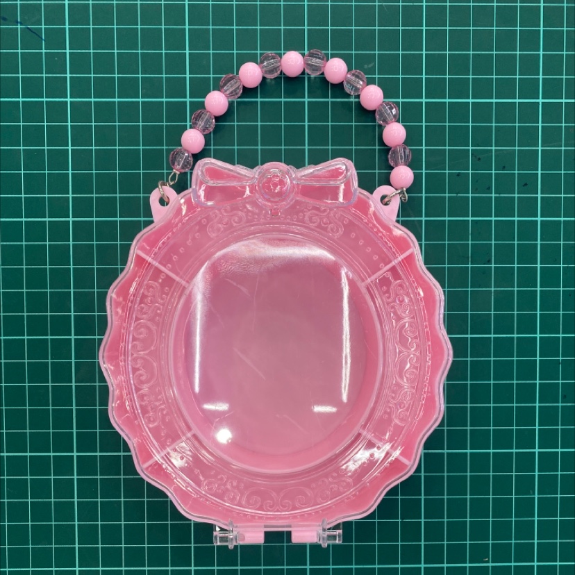 Square storage box without print magic mirror beaded