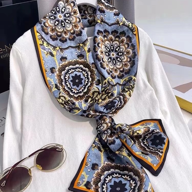 Mulberry Silk Streamer Pure Silk Small Silk Scarf Scarf Scarf Scarf Long Scarf Double Men's And Women's Spring And Summer Ties Korean Collar Ribbon