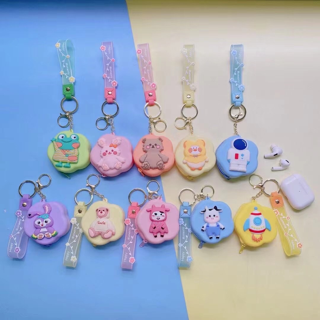 Flower-shaped cartoon silicone bag