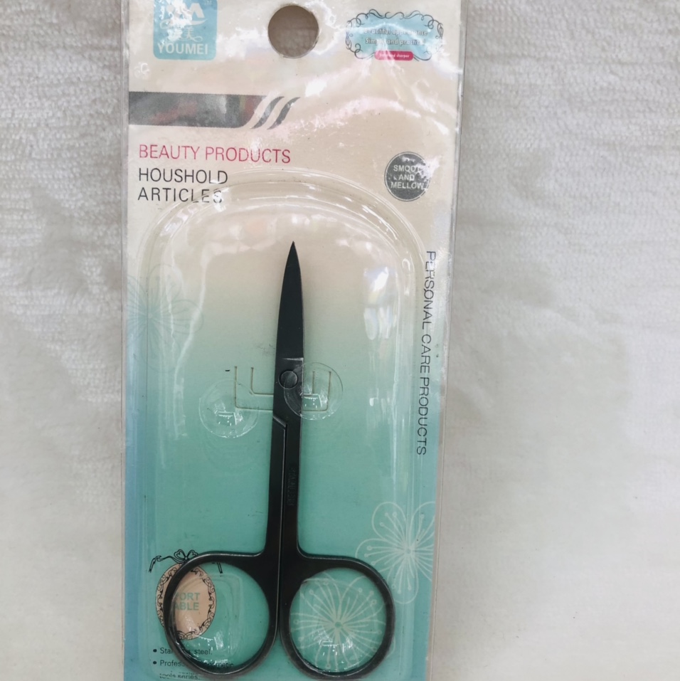 A045不锈钢小剪刀家用修眉毛修剪器指甲剪修眉剪刀