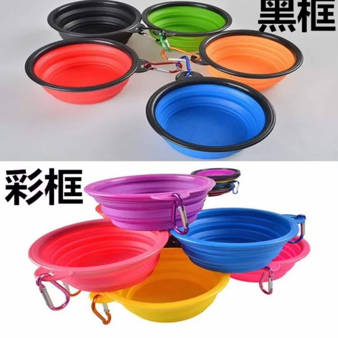宠物用品！大号折叠碗：
产品尺寸：17.6*12.5*6.6CM，
产品重量：0.092KG，
产品容量：1000毫升