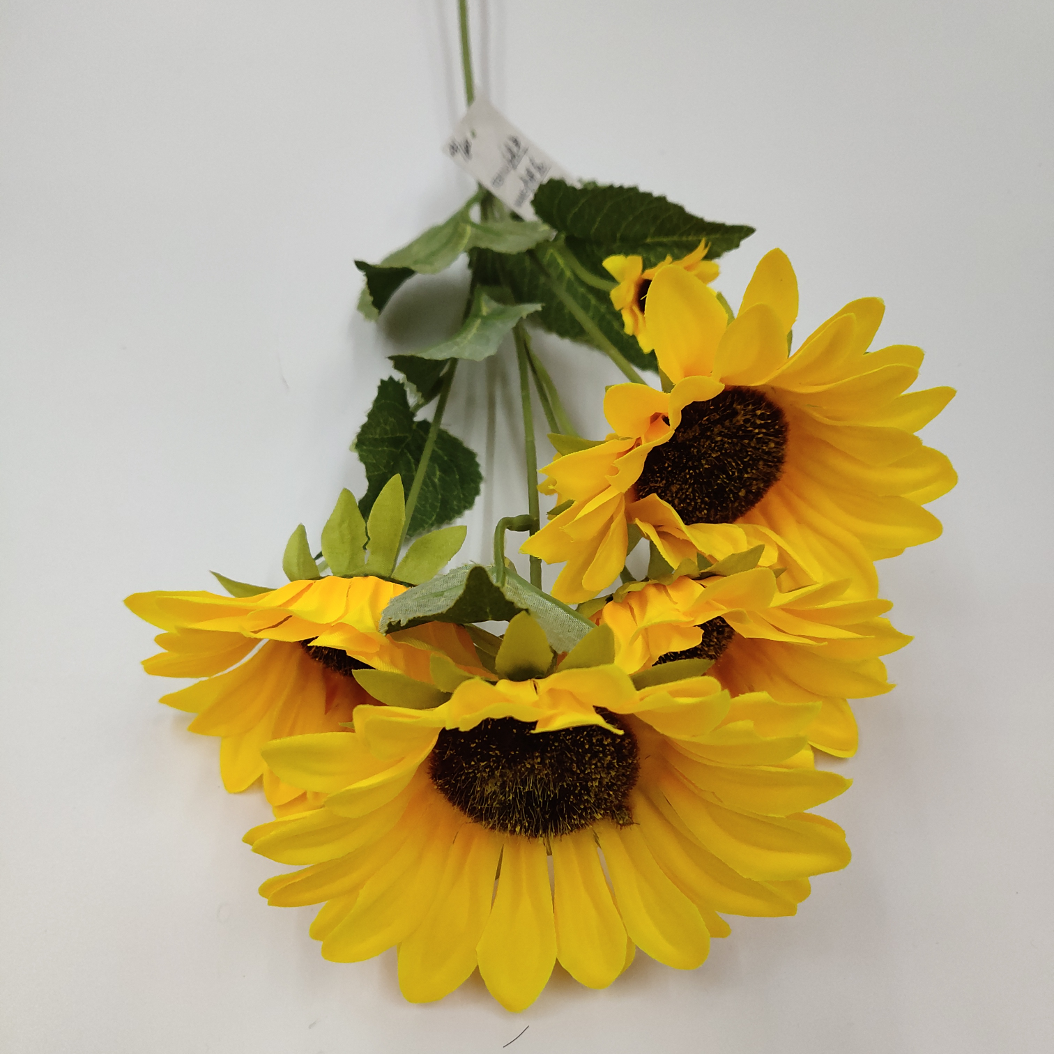 厂家直销价格优惠优质高中低档仿真花清明花等6头仿真太阳花颜色鲜艳