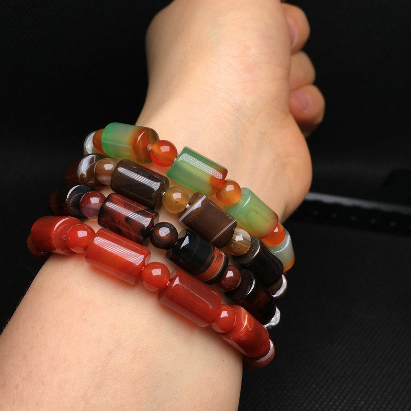 木棍玛瑙手链梦幻玛瑙详情图1