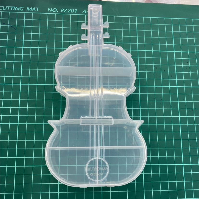 Circumference storage box violin white capacity is large