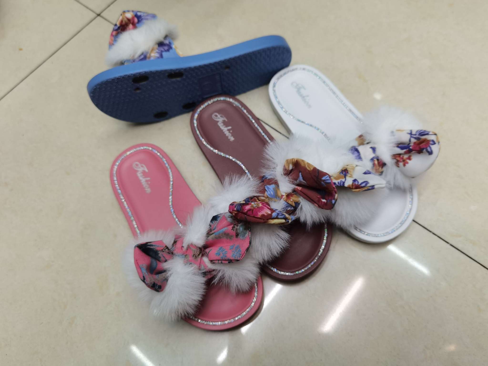 The women's woolen belt is printed and dyed details Picture