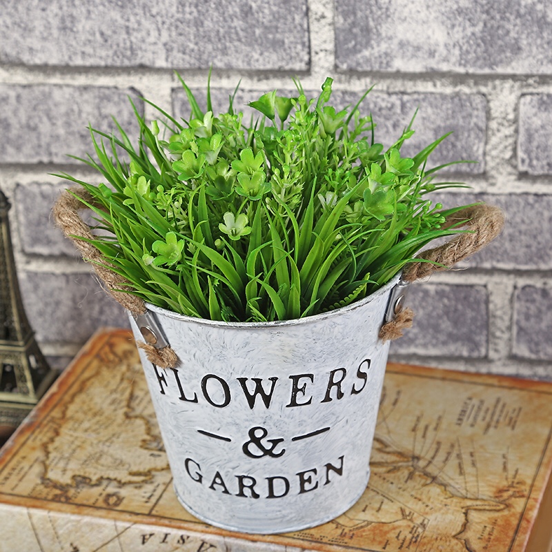 0269 nuevo diseño letter pot plastic flower set Specification image