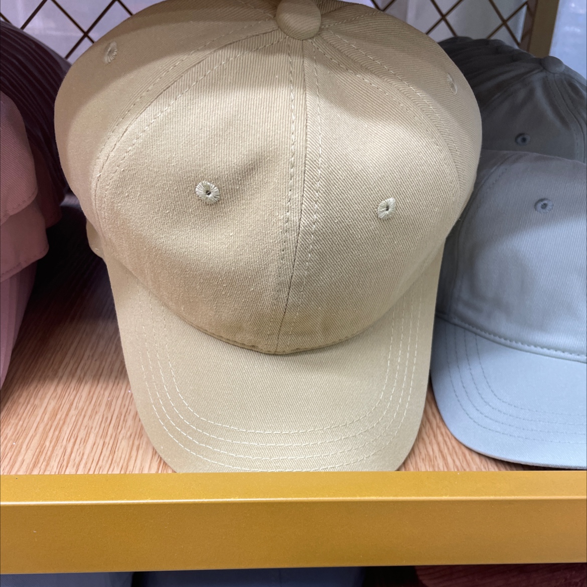 Red eight hat factory spring and summer new ins trend people lemon yellow fashion pure cotton sunscreen thumbnail