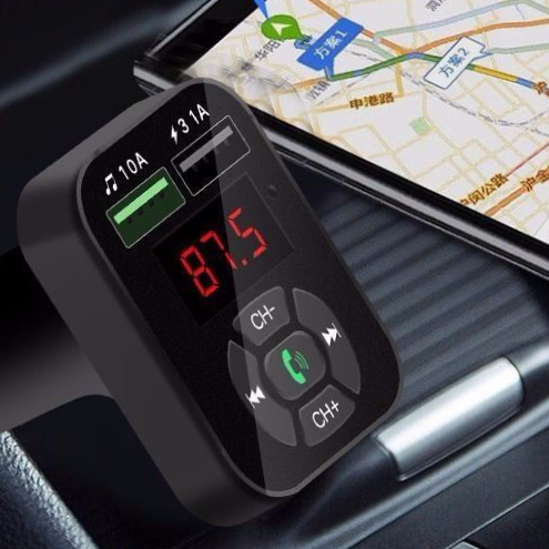 Bluetooth BG-7 Car MP3 player Fast charger Speakerphone receiver Music Dual USB disk car cigarette lighter
