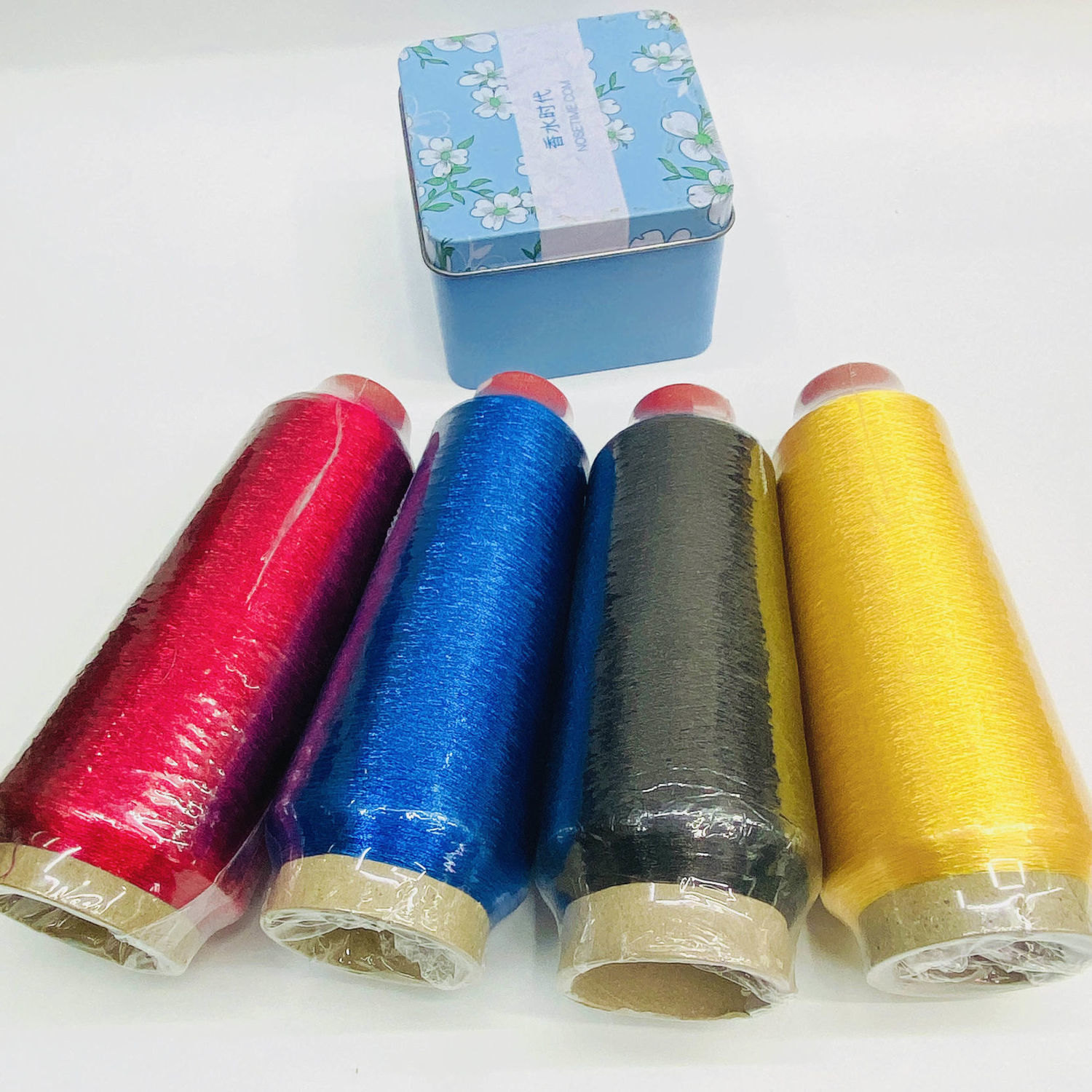 Gold and silver thread Gold thread Color thread cross embroidery Hand embroidery machine embroidery decoration 150D computer embroidery thread large roll embroidery thread Silver thread 30