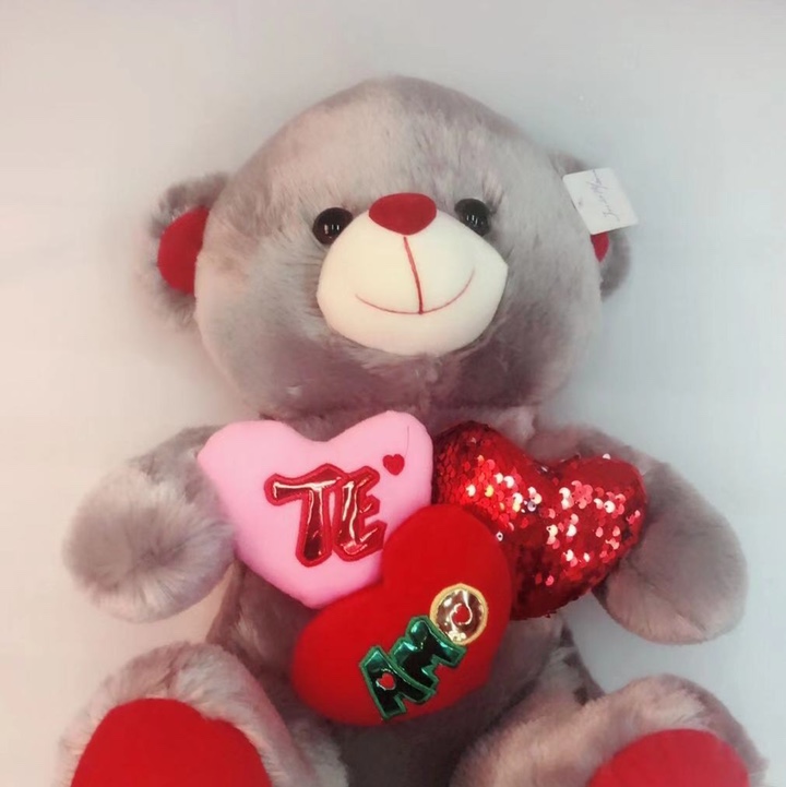 Three-hearted Sequined bear