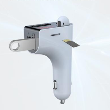 Digital display car charger double USB interface BG-14 quick car flash charger