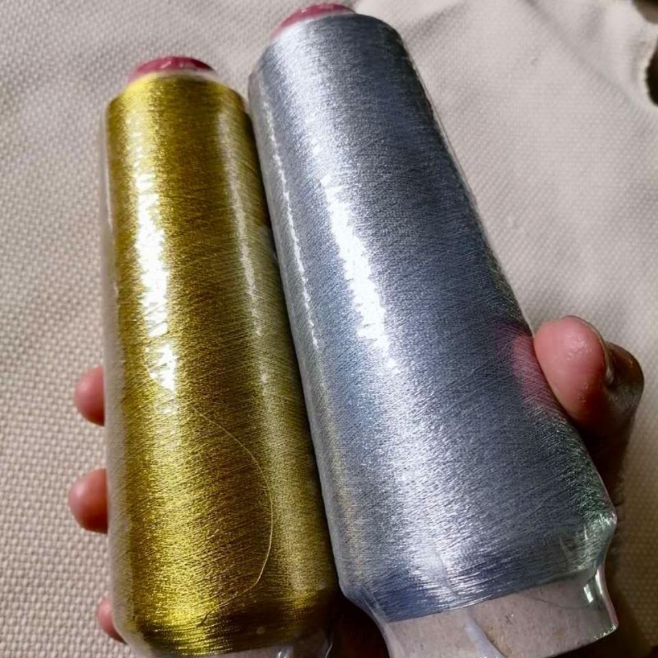 金银线金线彩色线十字绣手绣机绣装饰150D电脑绣花线大卷绣线银线55