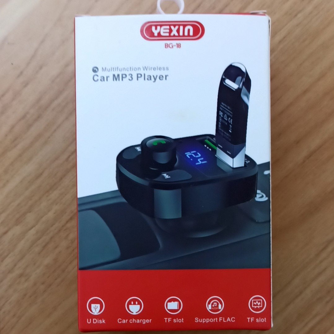 Car MP3 player Bluetooth receiver Car cigarette lighter music u disk BG-18 host charger