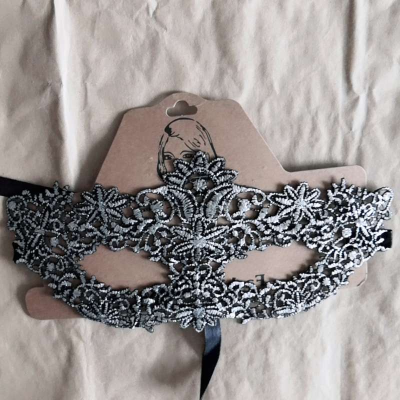 黑色蕾丝面具女定型镂空舞会派对性感成人半脸万圣节公主面具 MJ-018 太阳详情4