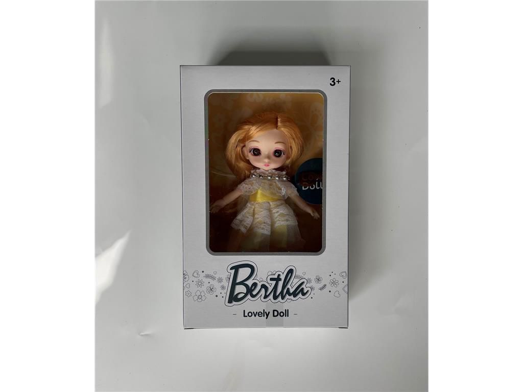 YN1004H  6寸关节3D眼睛精品娃娃配眼镜/实身详情1