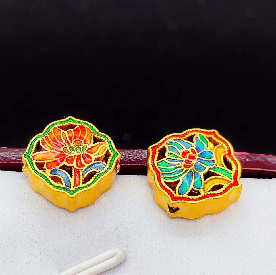 Lotus cross accessories, baking blue craft accessories