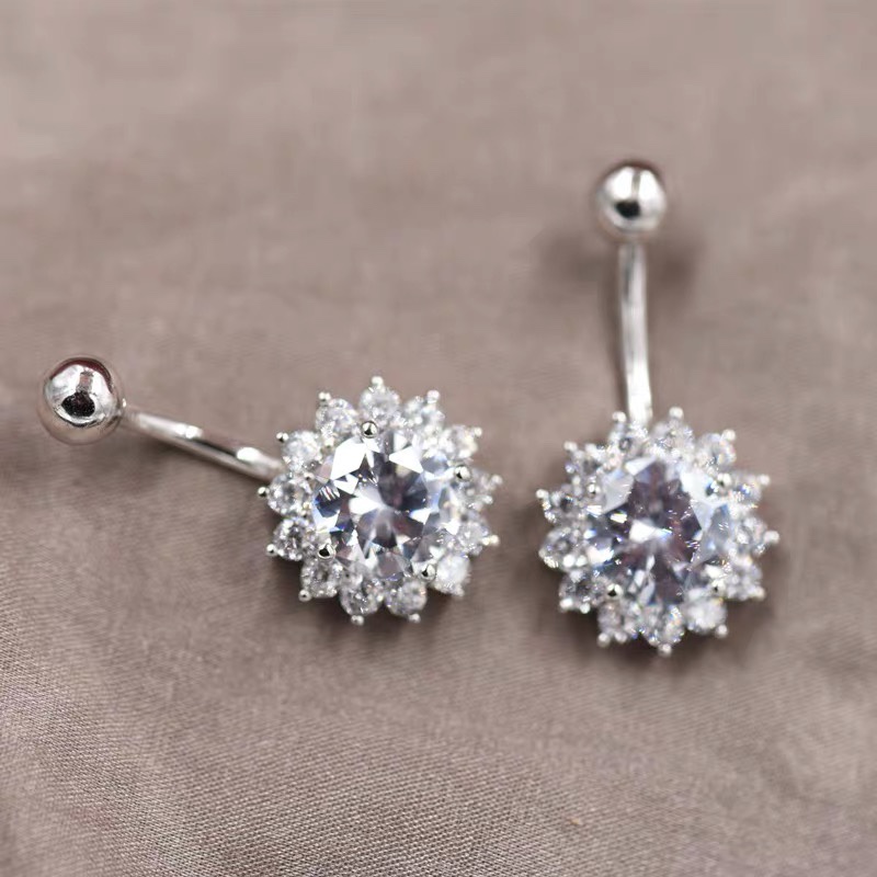 佳倩Bodypiercing肚脐钉脐环防过敏医用钢时尚穿刺饰品欧美性感女神个性女韩版流行