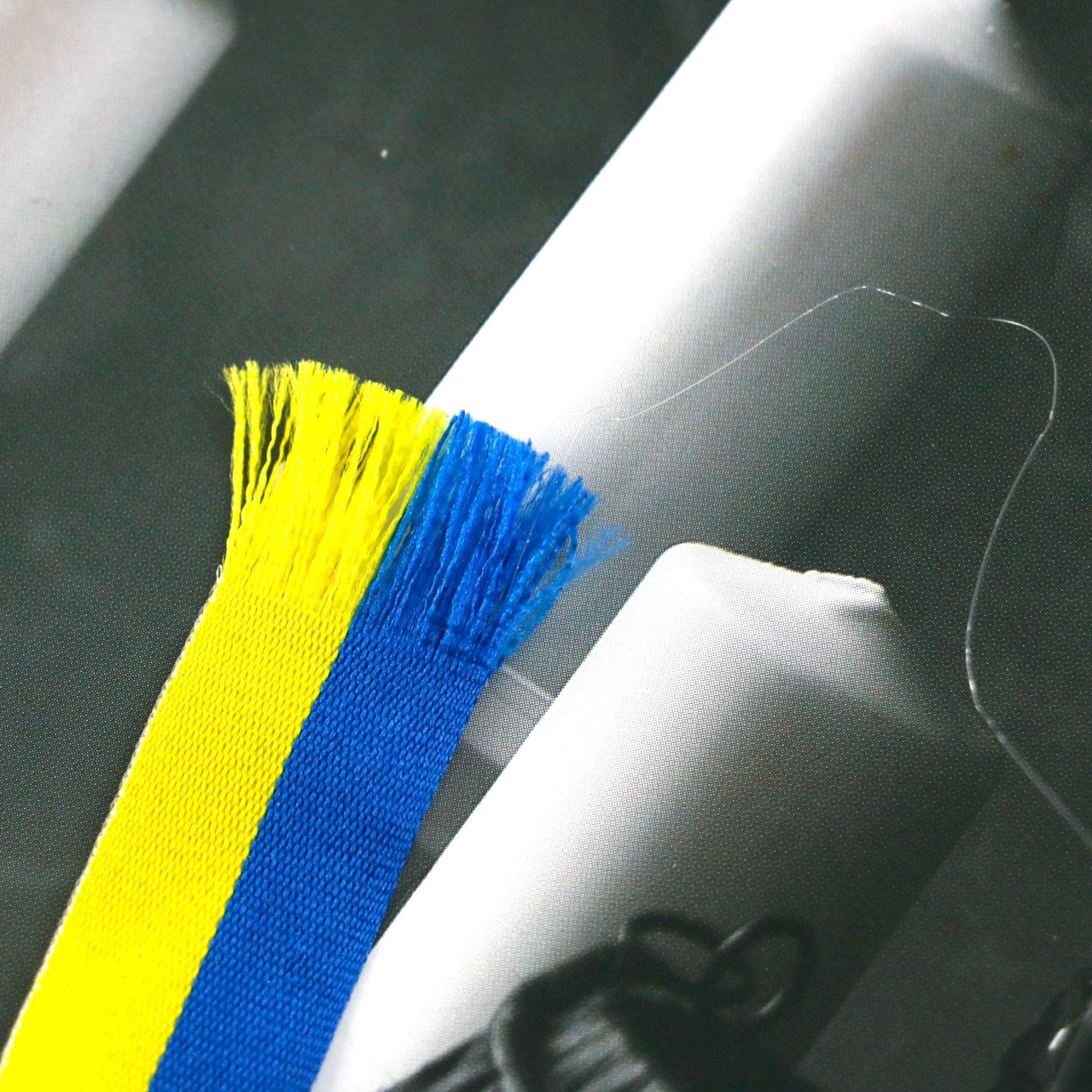 1.5cm fish silk intercolored polyester ribbon is used to decorate gift box and bag ribbon 53#