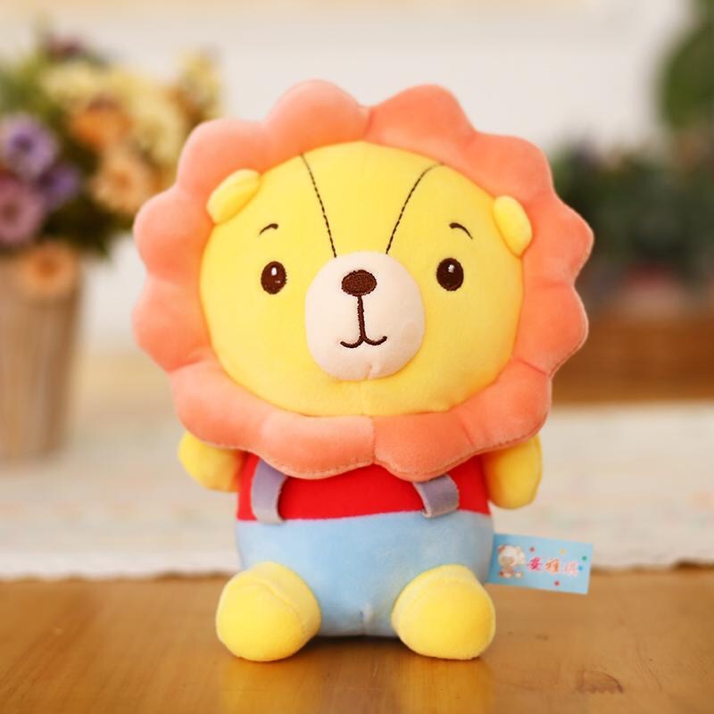 Wedding doll Wedding wedding doll 8-inch claw doll small plush toy action figure Sun lion