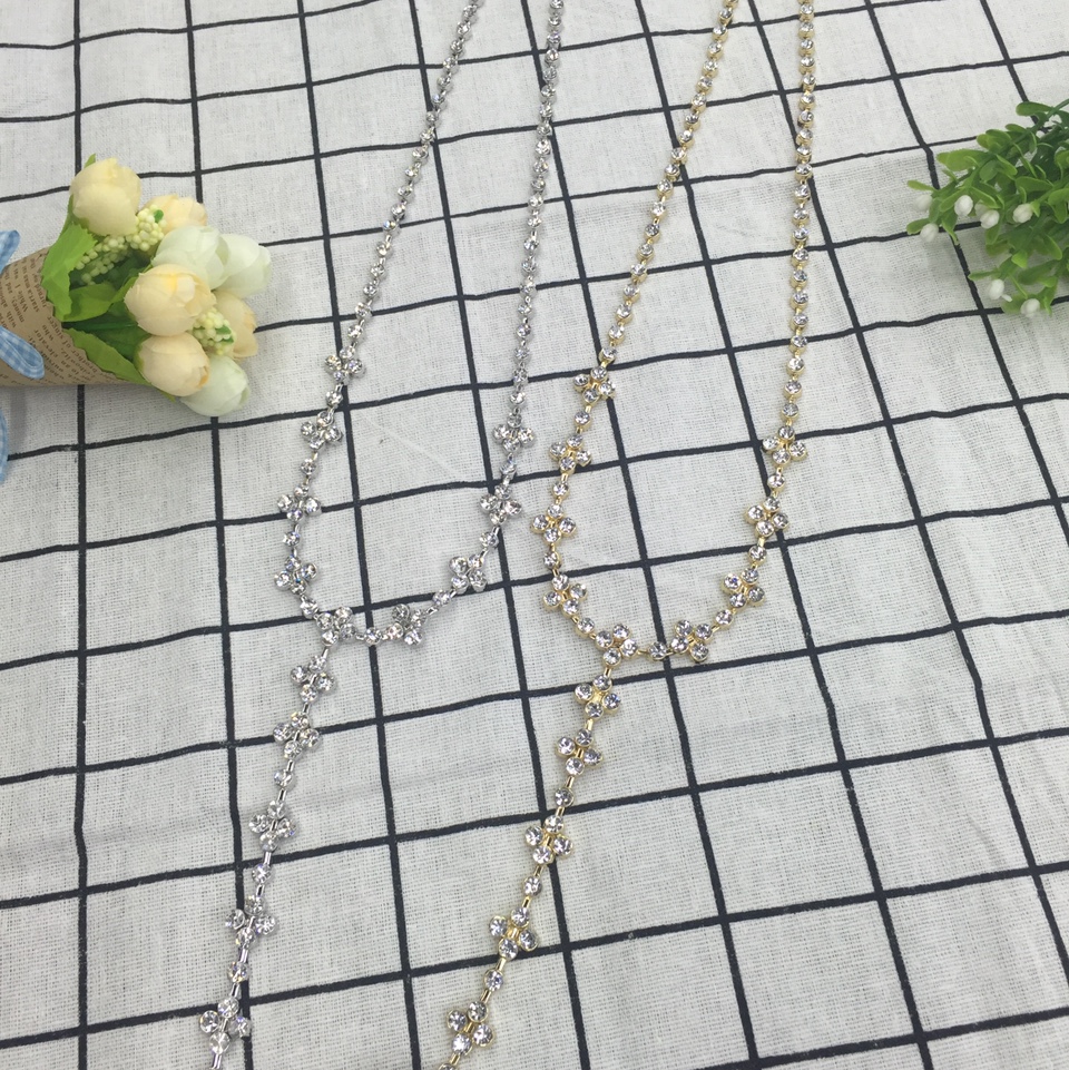 Small plum claw chain long chain