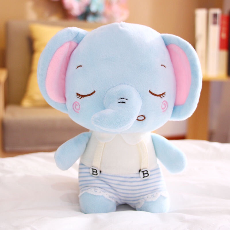 Guardian Bear Plush toy, Frog doll, elephant plush toy, pig, lion, bear, cat, birthday gift, Little Elephant 0801