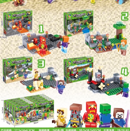 TM7210 new Minecraft, color box + display box thumbnail