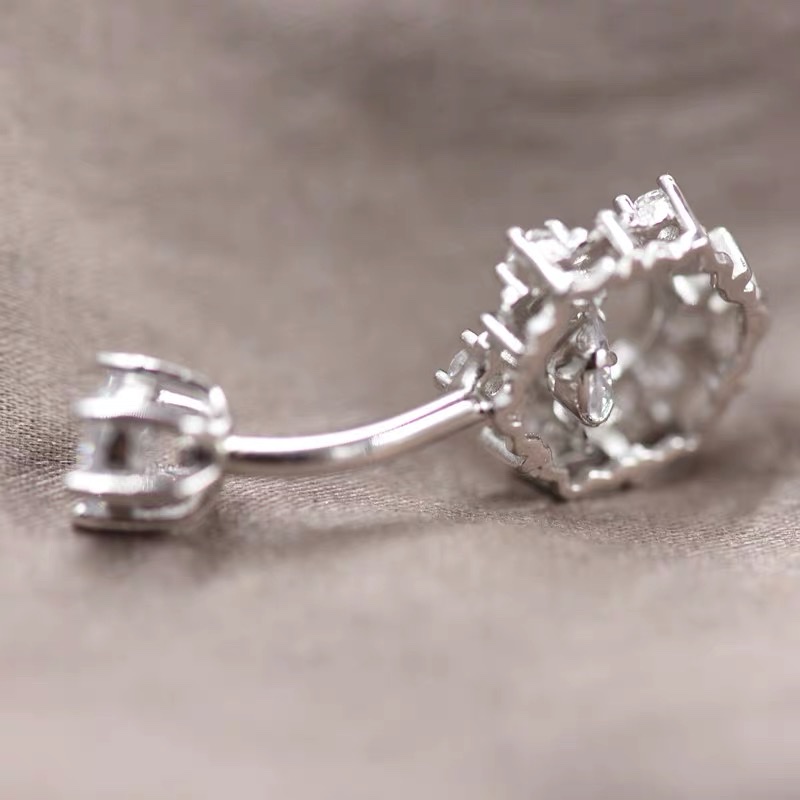 佳倩Bodypiercing肚脐钉脐环防过敏医用钢时尚穿刺饰品欧美性感女神个性女幸运星白底实物图