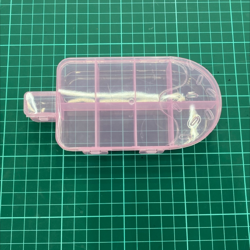 Little pink ice cream in the box