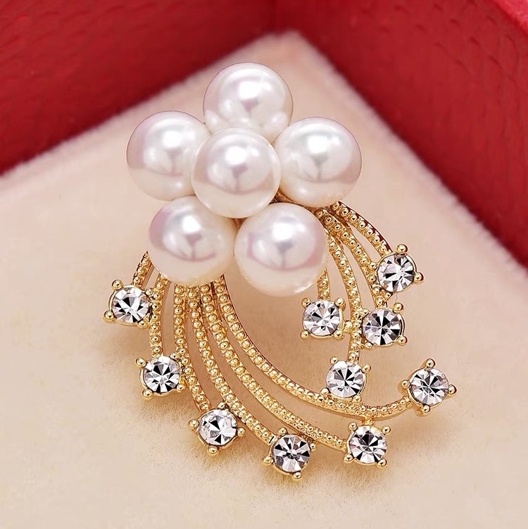 Collar pin Women's neckline shirt anti-slip button fixed collar Small brooch Suit accessories Men's neckline button accessories