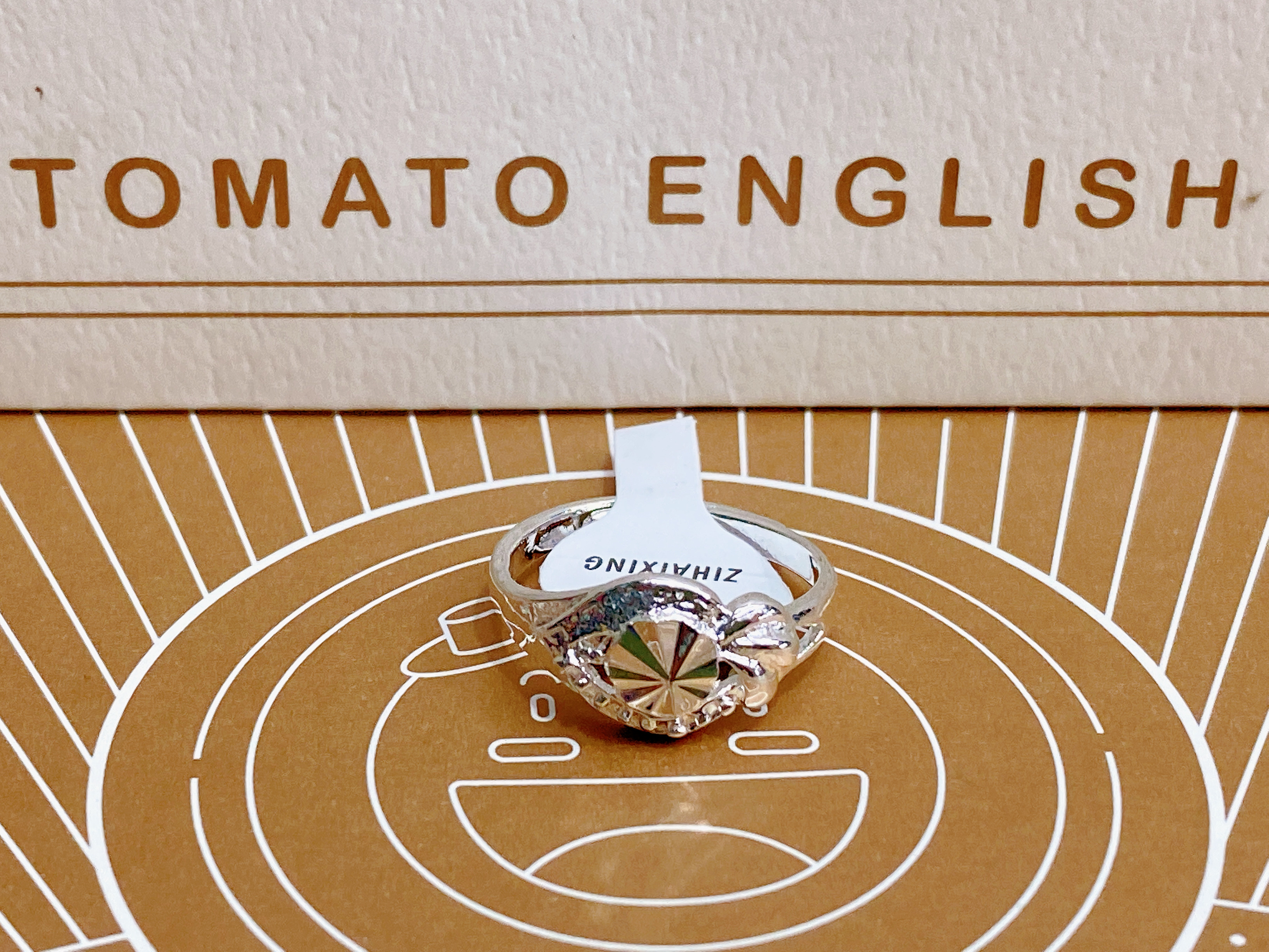 电镀银色底女士铜材料批花流行时尚潮流戒指1号款产品图