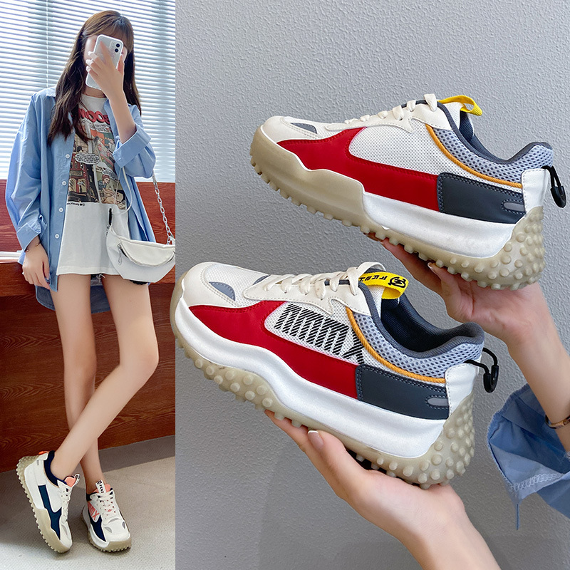 情侣款老爹鞋女2021年秋季新款韩版女鞋子休闲运动鞋35