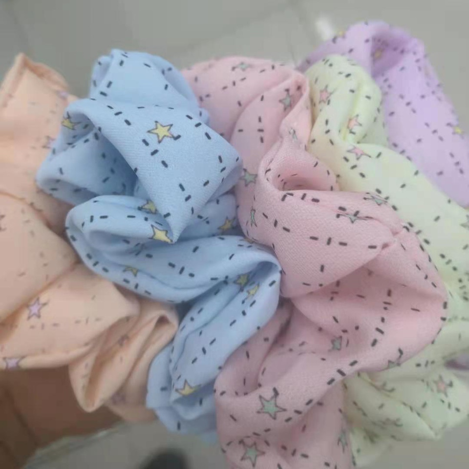 创意新款韩版布艺发圈扎头发无缝弹力大肠圈女头饰品批发4