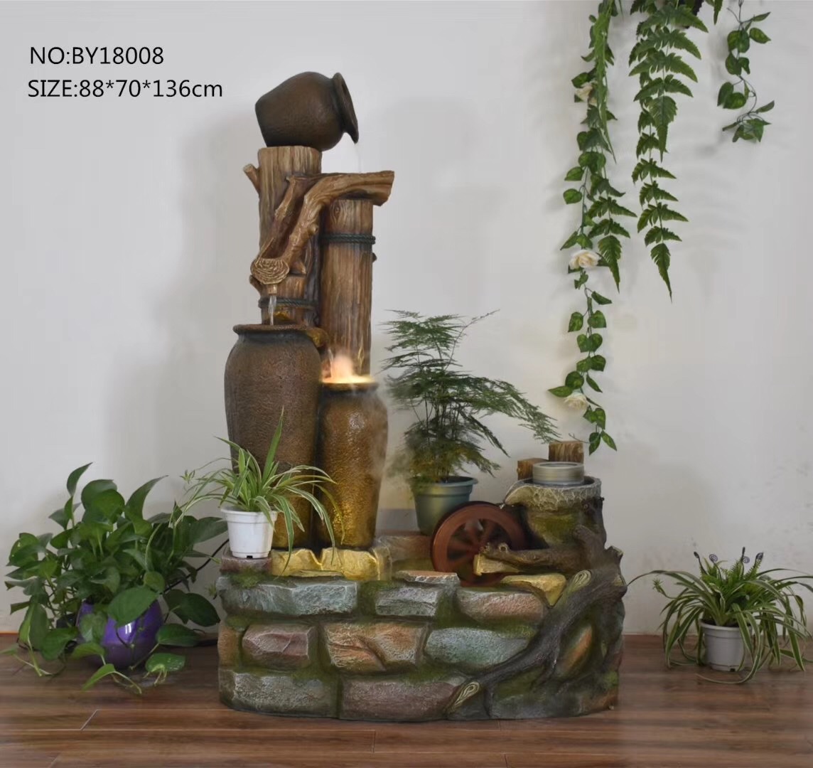 流水摆件实物图