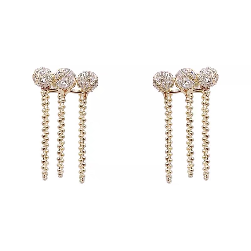 The same tassel earrings as those worn by Yang Chaoyue of South Korea are the latest summer trendy and ethereal earrings for trendy girls in 2021 Item Picture