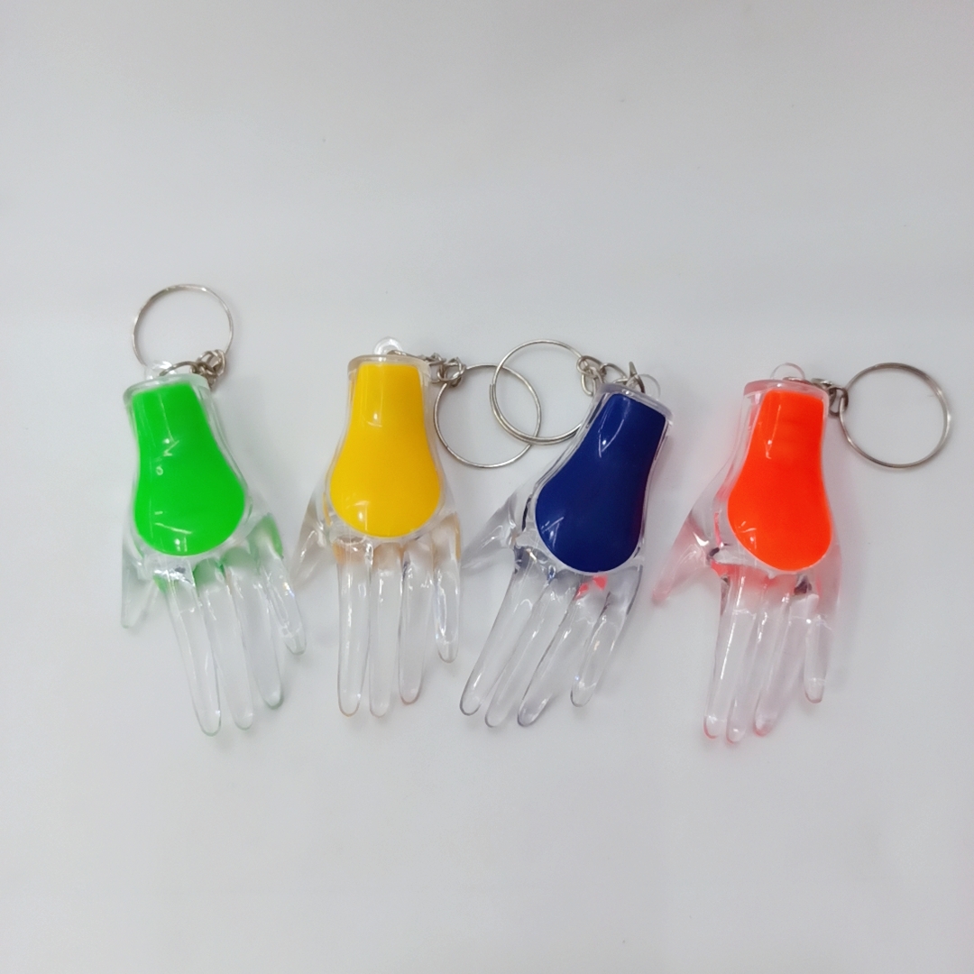 Keychain light flashing women's hand small gift event giveaway factory direct sales glowing toy keychain light High electronic toy 1