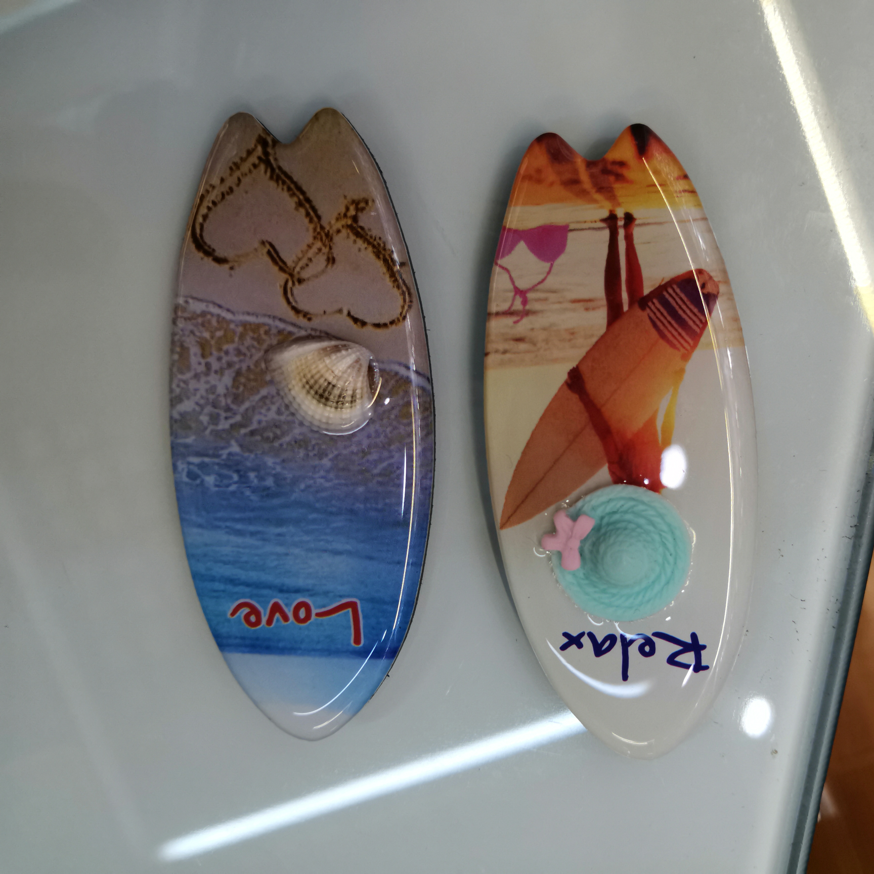 冲浪板滴胶冰箱贴图