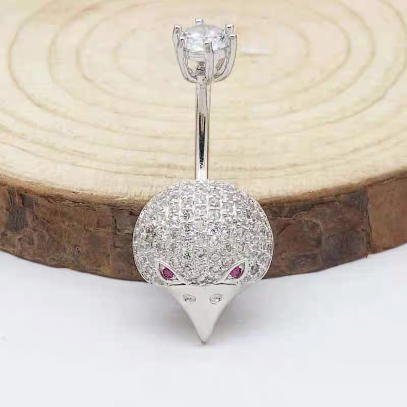 佳倩Bodypiercing肚脐钉脐环防过敏医用钢时尚穿刺饰品欧美性感女神个性女韩版潮流时尚大方