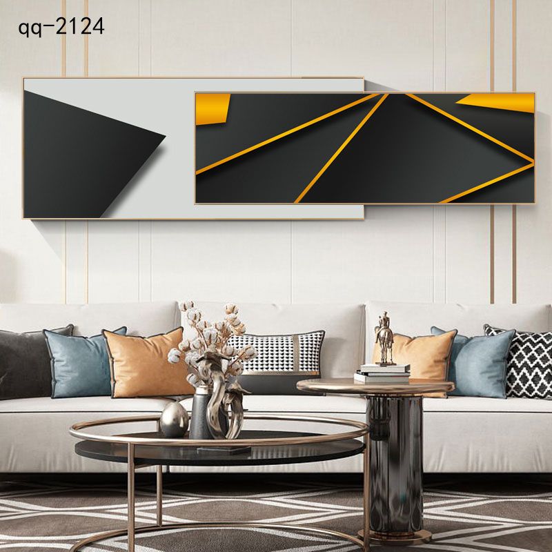 铝合金晶瓷晶贝抽象叠加床头画2️⃣详情图1